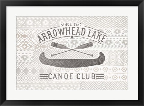 Framed Soft Lodge VII Print