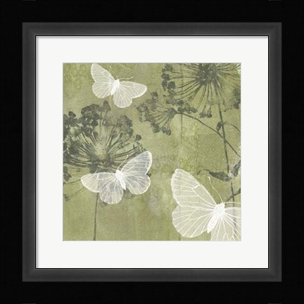 Framed Dandelion &amp; Wings I Print