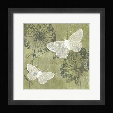 Framed Dandelion &amp; Wings II Print