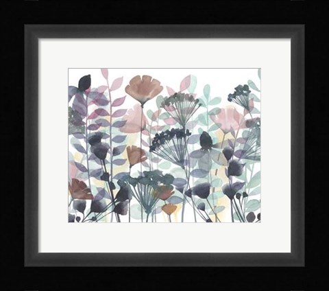Framed Winsome Flora II Print