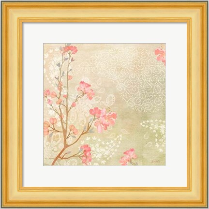 Framed Sweet Cherry Blossoms I Print
