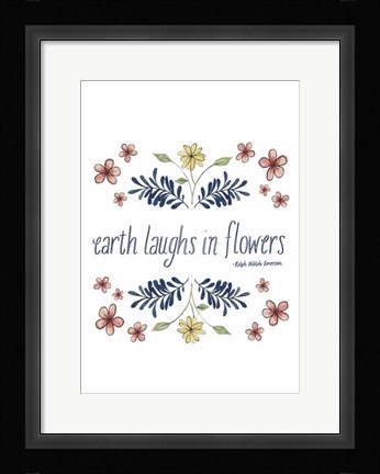 Framed Flowers by Grace III Print