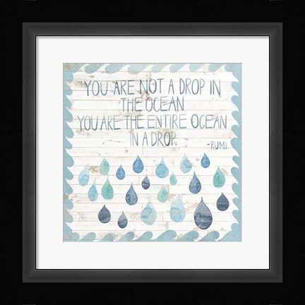 Framed Coastal Inspire IV Print