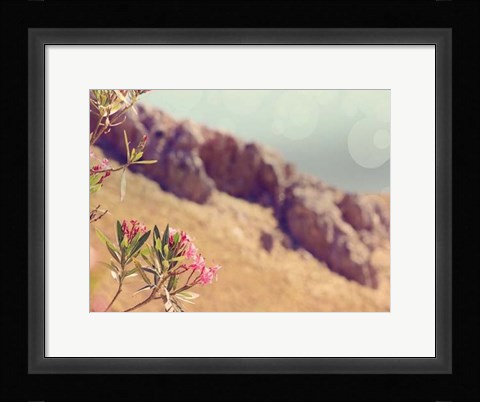 Framed Flowers in Paradise I Print