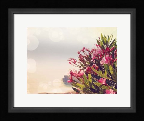 Framed Flowers in Paradise II Print