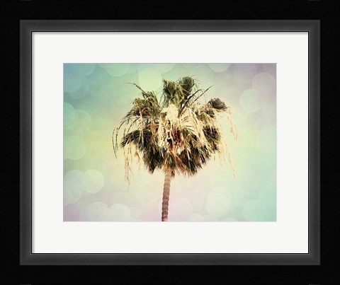 Framed Palm Trees III Print