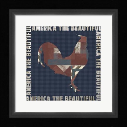 Framed Fourth on the Farm Collection E. Print