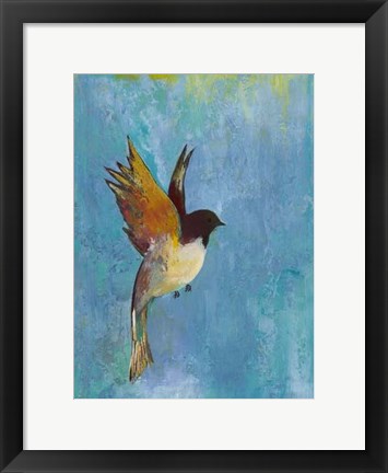 Framed Bright Wings I Print