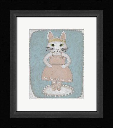 Framed Ballerina Animal II Print