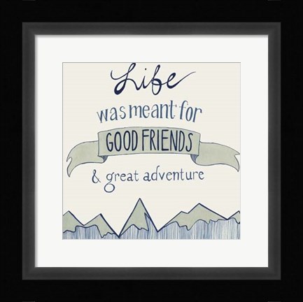 Framed Road Trip I Print