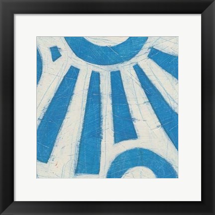 Framed Spectrum Hieroglyph V Print