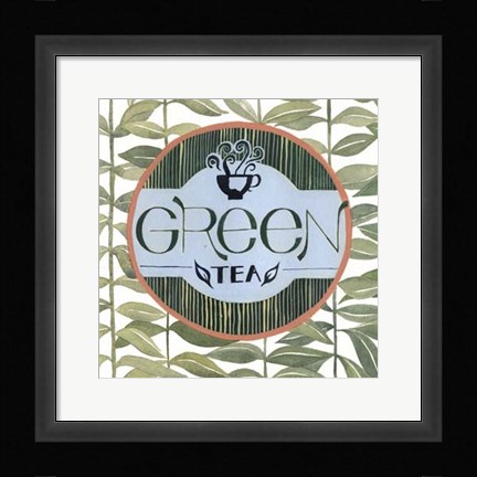 Framed Tea Label III Print