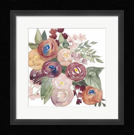 Framed Pirouette Posy II Print