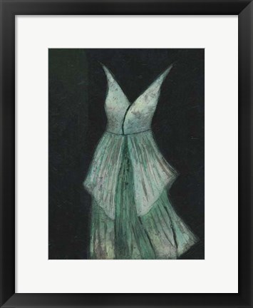 Framed White Dress I Print