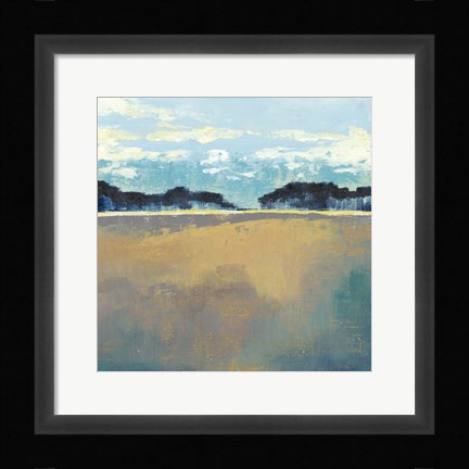 Framed Aureate Seascape II Print