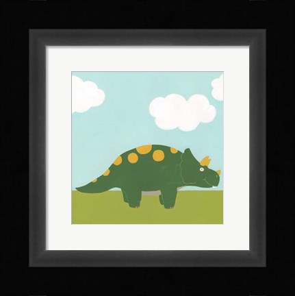 Framed Playtime Dino IV Print