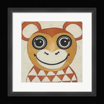 Framed Zoo Portrait I Print
