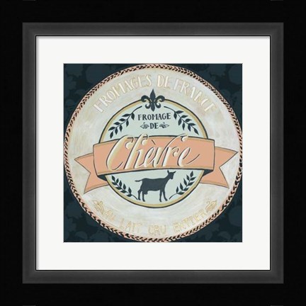Framed Cheese Label II Print