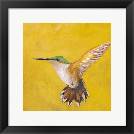 Framed Sweet Hummingbird II Print