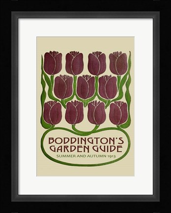 Framed Boddington's Garden Guide III Print