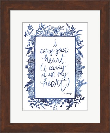 Framed Love Quote III Print