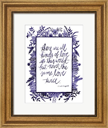 Framed Love Quote IV Print
