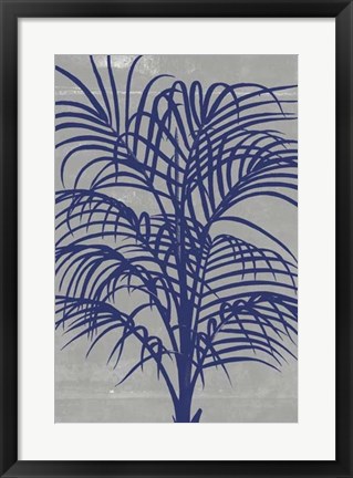 Framed Chromatic Palms I Print