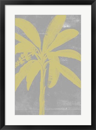 Framed Chromatic Palms III Print