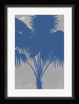 Framed Chromatic Palms VI Print