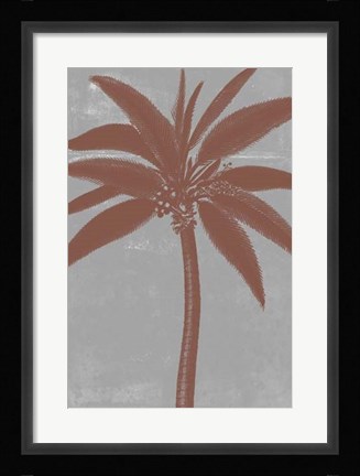 Framed Chromatic Palms VII Print
