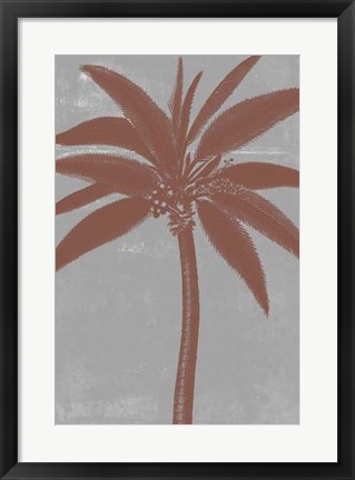 Framed Chromatic Palms VII Print