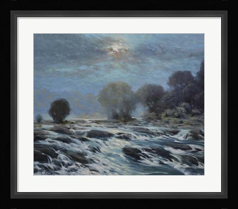 Framed Moon Rapids Print