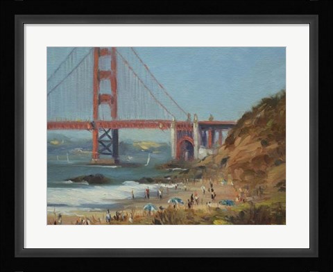 Framed Baker's Beach Print