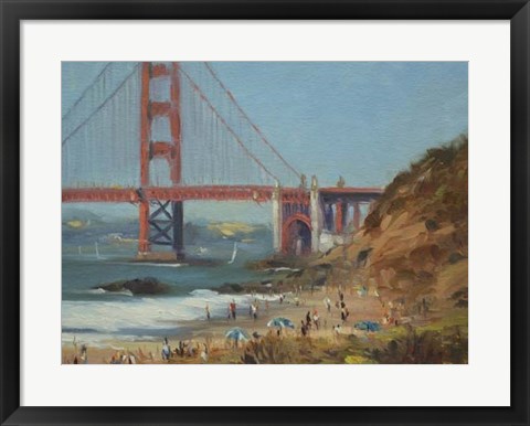 Framed Baker&#39;s Beach Print