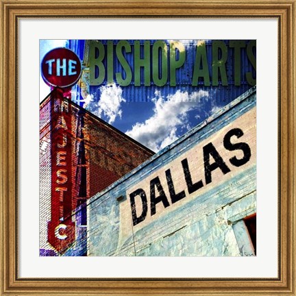 Framed Bishop Art - Dallas Print