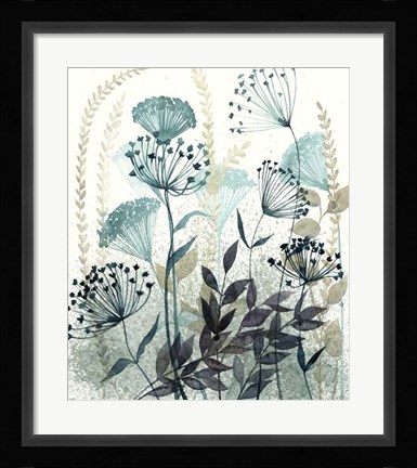 Framed Allayed Floral I Print
