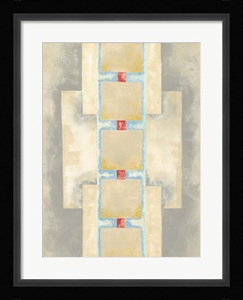 Framed Squares in Line II Print