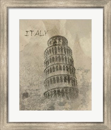 Framed Remembering Italy Print