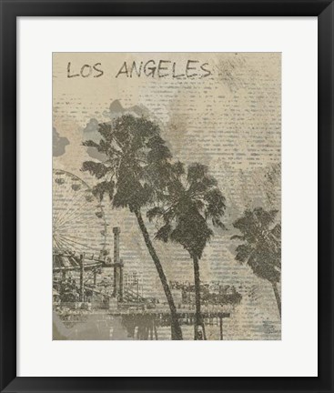 Framed Remembering Los Angeles Print