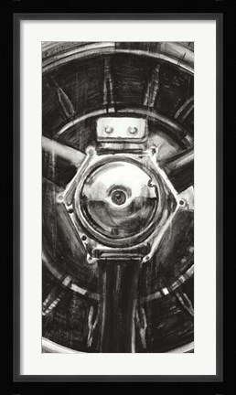 Framed Vintage Propeller II Print