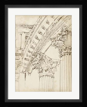 Framed Architects Sketchbook IV Print