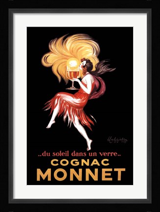 Framed Cognac Monnet Print
