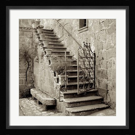 Framed Umbria Scala I Print