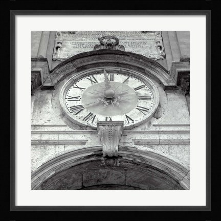 Framed Il Grande Ororlogio I Print
