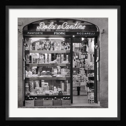 Framed Dolci e Cantine Print