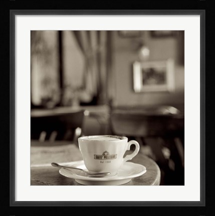 Framed Tuscany Caffe IV Print