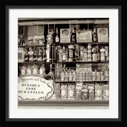 Framed Brussola Esse Buranello Print