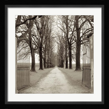 Framed Veneto Giardini I Print