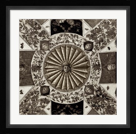 Framed Giardini Italiano VII Print