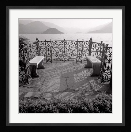 Framed Lake Vista II Print